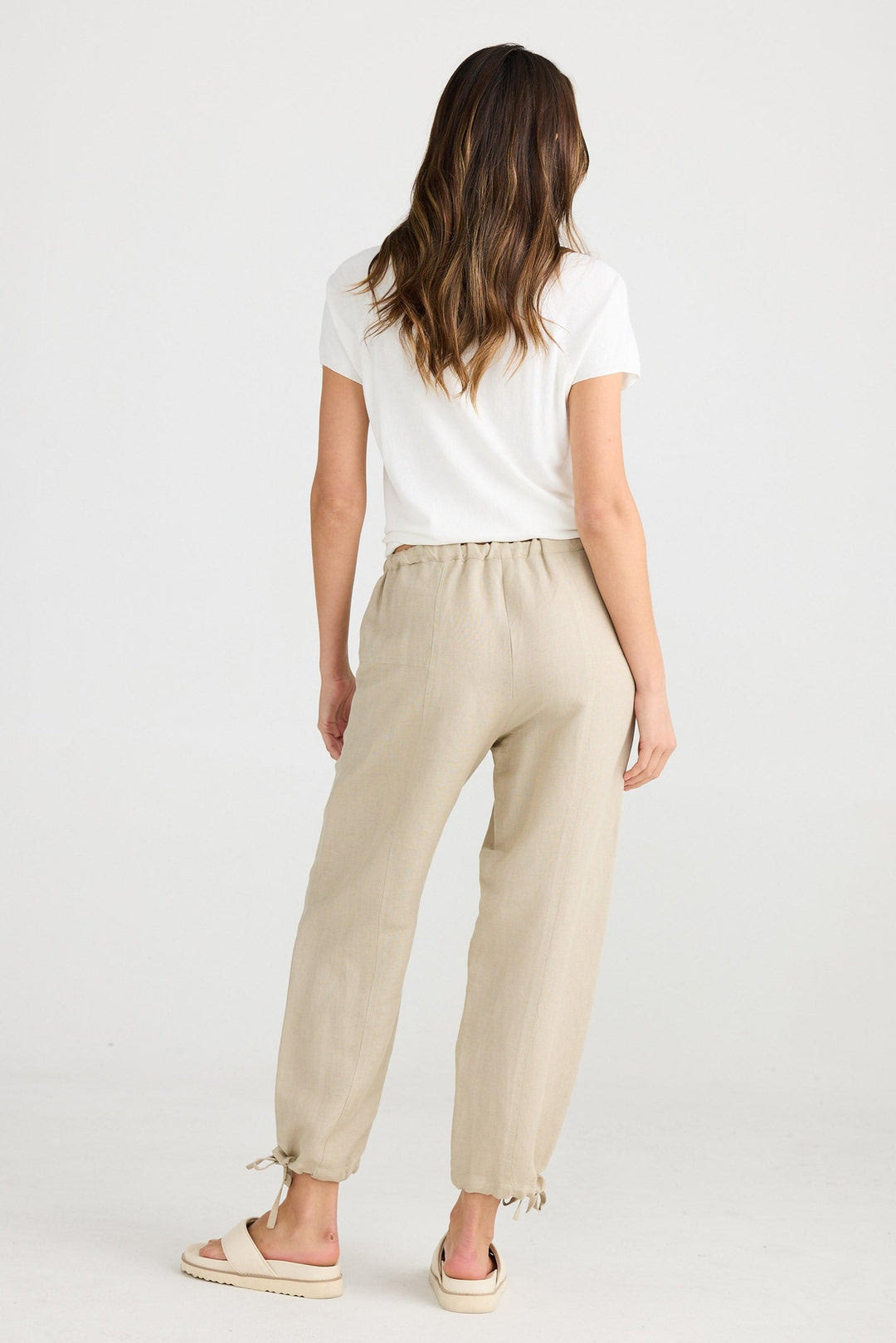 The Shanty Corporation Amazon Pant - Natural Linen Blend [CLR:NATURAL LINEN  SZ:XS]