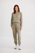 Load image into Gallery viewer, Homelove Walk Up Trackies - Sage [CLR:SAGE SZ:XS]

