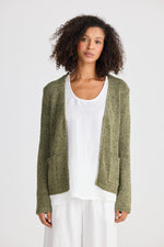Load image into Gallery viewer, The Shanty Saffron Cardi - Khaki [SZ:S]
