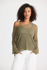 Load image into Gallery viewer, The Shanty Pontif Knit Set - Khaki [SZ:S/M]
