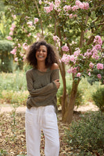 Load image into Gallery viewer, The Shanty Pontif Knit Set - Khaki [SZ:S/M]
