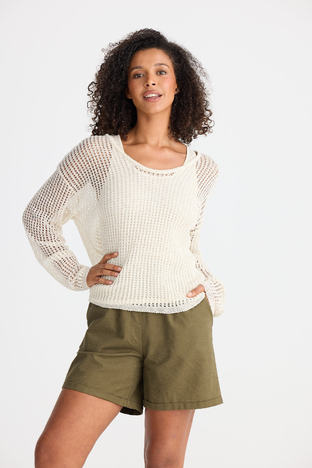The Shanty Pontif Knit Set - Natural [SZ:S/M]