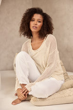 Load image into Gallery viewer, The Shanty Pontif Knit Set - Natural [SZ:S/M]
