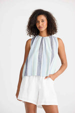 Load image into Gallery viewer, The Shanty Corporation Keo Top - Tulip Stripe [SZ:S]
