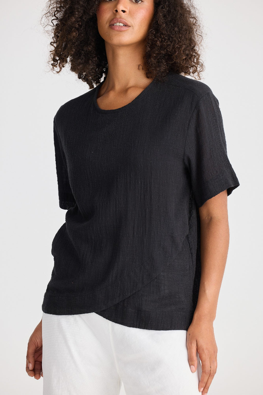 The Shanty Jada Top - Black [SZ:XS]