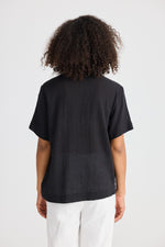 Load image into Gallery viewer, The Shanty Jada Top - Black [SZ:XS]
