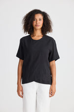Load image into Gallery viewer, The Shanty Jada Top - Black [SZ:XS]
