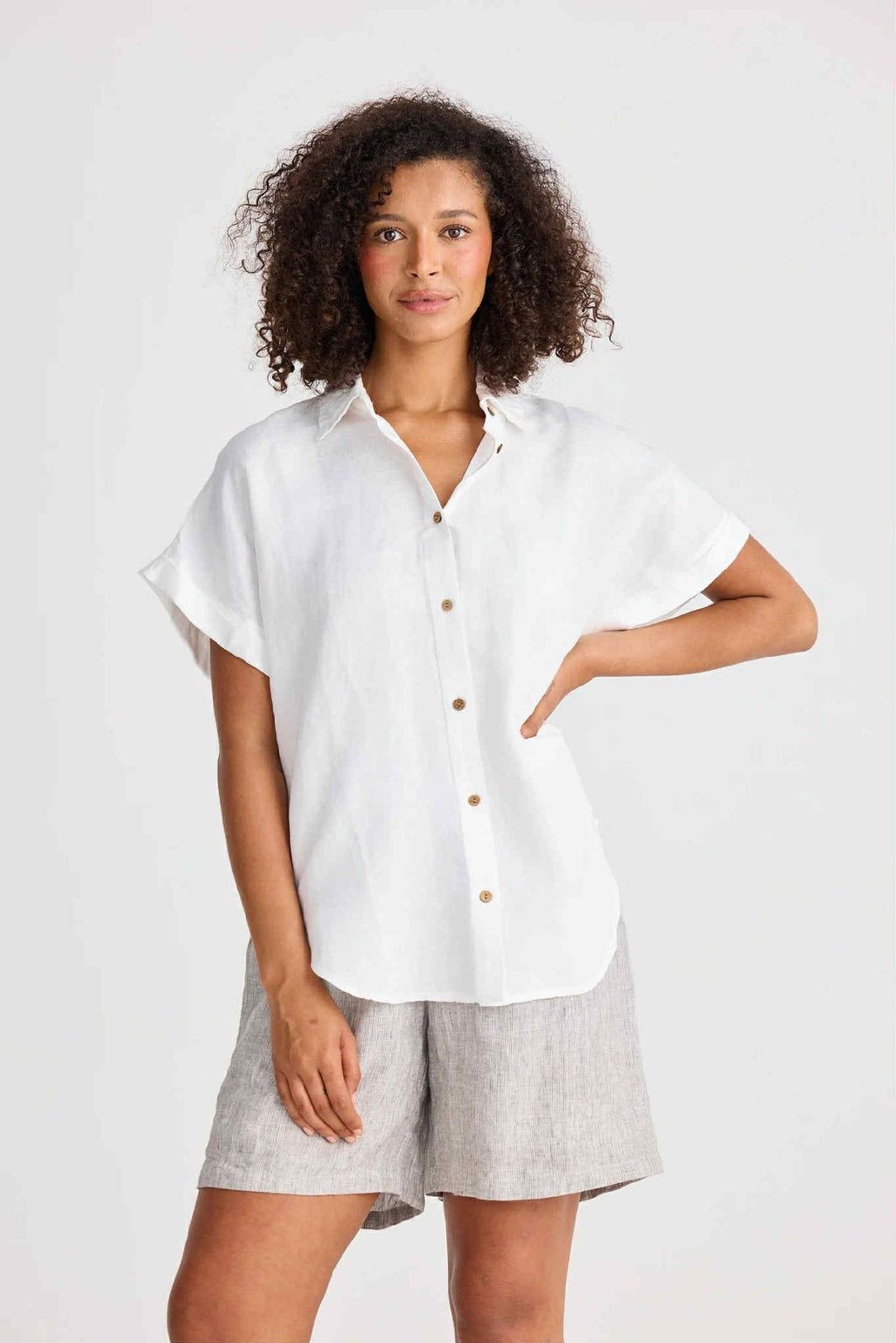 The Shanty Corporation Dune Shirt - White [SZ:XS]