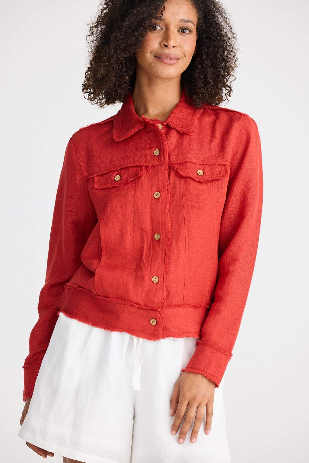 The Shanty Monza Jacket - Cherry [SZ:S]