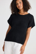 Load image into Gallery viewer, The Shanty Saffron Top - Black [SZ:XS]
