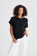 Load image into Gallery viewer, The Shanty Saffron Top - Black [SZ:XS]
