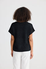 Load image into Gallery viewer, The Shanty Saffron Top - Black [SZ:XS]
