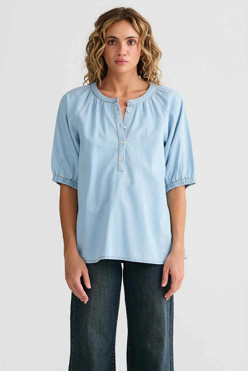 Talisman Rodeo Top - Light Denim [SZ:XS]