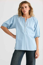 Load image into Gallery viewer, Talisman Rodeo Top - Light Denim [SZ:XS]
