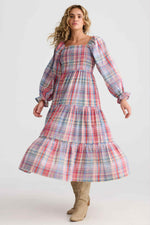 Load image into Gallery viewer, Talisman Savannah Dress - Picnic Check [SZ:XS]

