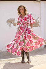 Load image into Gallery viewer, Talisman Harlow Dress - Pink Ibiza [SZ:XS]

