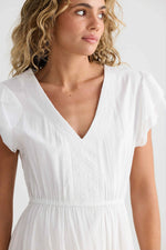 Load image into Gallery viewer, Talisman Lantern Dress - White [SZ:S]
