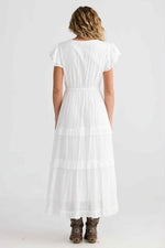 Load image into Gallery viewer, Talisman Lantern Dress - White [SZ:S]

