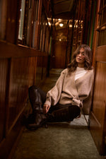 Load image into Gallery viewer, Brave + True Monteith Wrap Knit - Oat Marle [SZ:S/M]
