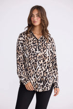 Load image into Gallery viewer, Brave + True Astrid Shirt - Savannah Print [SZ:XS]
