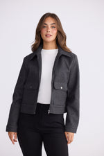 Load image into Gallery viewer, Brave + True Hollis Jacket - Charcoal [SZ:S]
