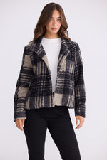 Load image into Gallery viewer, Brave + True Ascot Jacket - Black Check [SZ:XS]
