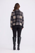 Load image into Gallery viewer, Brave + True Ascot Jacket - Black Check [SZ:XS]
