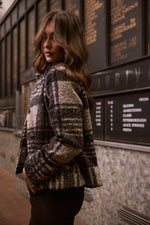 Load image into Gallery viewer, Brave + True Ascot Jacket - Black Check [SZ:XS]
