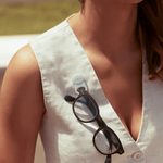 Load image into Gallery viewer, Klipsta SPEX Magnetic Glasses Clips 2pk - Stone
