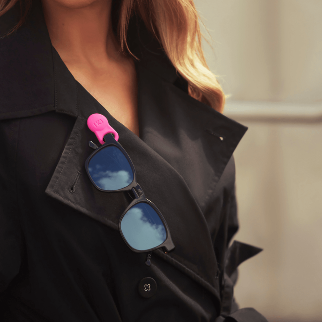 Klipsta SPEX Magnetic Glasses Clips 2pk - Hot Pink