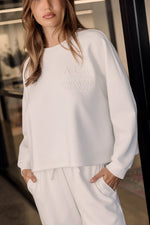 Load image into Gallery viewer, Alexandra Australia Emby Long Sleeve Top - White [SZ:XS/8]
