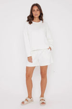 Load image into Gallery viewer, Alexandra Australia Emby Long Sleeve Top - White [SZ:XS/8]
