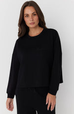 Load image into Gallery viewer, Alexandra Australia Emby Long Sleeve Top - Black [SZ:S/10]
