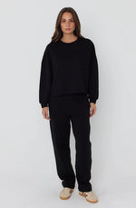 Load image into Gallery viewer, Alexandra Australia Emby Long Sleeve Top - Black [SZ:S/10]
