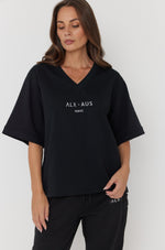 Load image into Gallery viewer, Alexandra Australia Bronte T-Shirt - Black [SZ:XS/8]
