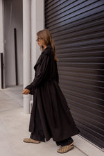 Load image into Gallery viewer, Alexandra Australia Pascal Soft Maxi Trench - Black [SZ:XS/8]
