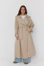 Load image into Gallery viewer, Alexandra Australia Pascal Soft Maxi Trench - Beige [SZ:XS/8]
