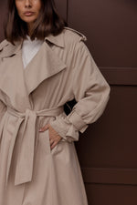 Load image into Gallery viewer, Alexandra Australia Pascal Soft Maxi Trench - Beige [SZ:XS/8]
