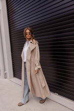 Load image into Gallery viewer, Alexandra Australia Pascal Soft Maxi Trench - Beige [SZ:XS/8]
