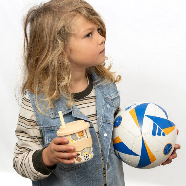 Chino Club Kids Keep Cup & Straw 8oz - Sports