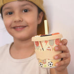 Load image into Gallery viewer, Chino Club Kids Chino Charm Cup &amp; Straw 8oz - Sports
