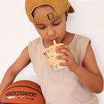 Load image into Gallery viewer, Chino Club Kids Chino Charm Cup &amp; Straw 8oz - Sports

