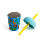 Load image into Gallery viewer, Chino Club Mini Smoothie Cup &amp; Straw 200ml - Dinotrucks
