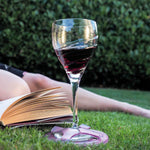 Load image into Gallery viewer, Glass On The Grass Wine Coasters - Tranquility Purple
