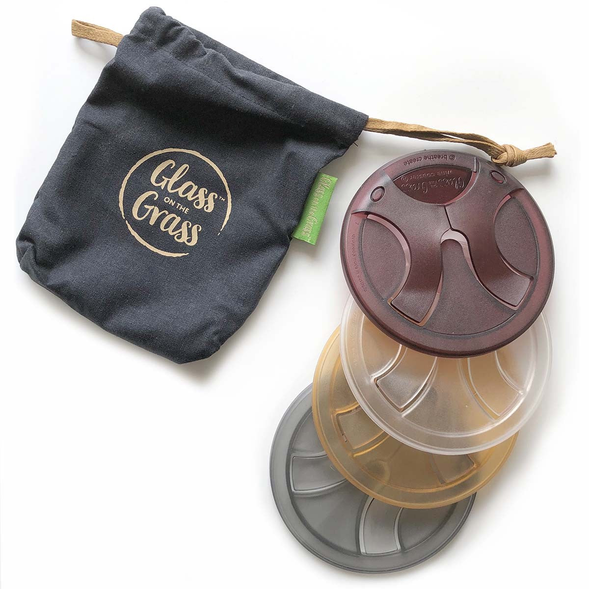 Glass On The Grass Wine Coasters - Gentleman's Collection