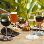 Load image into Gallery viewer, Glass On The Grass Wine Coasters - Gentleman&#39;s Collection
