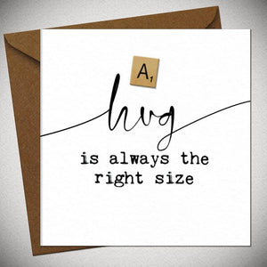 Bexy Boo Inky Scripts - A Hug Is Always The Right Size