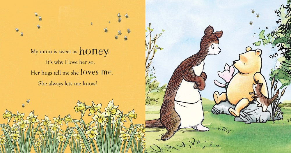 Winnie The Pooh - My Mum is Sweet as Honey