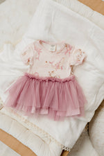 Load image into Gallery viewer, Confetti Kidz Onesie Tutu Dress - Whimsical Whale [SZ:3-6 MONTHS (00)]
