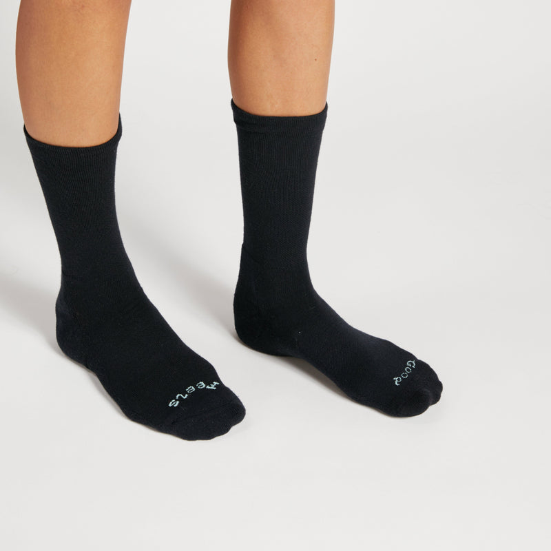 Paire Calf Socks - Black [CLR:BLACK SZ:S]